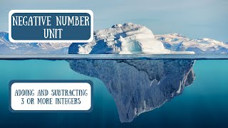 Adding and Subtracting 3 or More Integers Using a Number Line - NC.6.NS.9 - 7.NS.1
