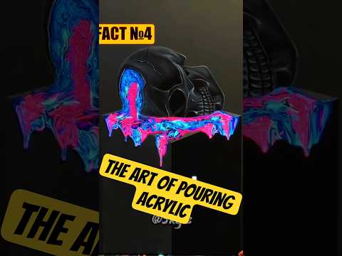 The Art of Pouring Acrylic @chrisjacoub⁩   #facts #art
