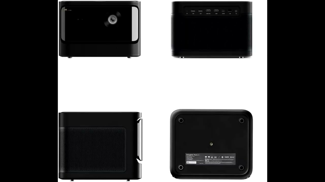 BAILAI 4K 3D 3200 ANSI Lumens Projector comes with three-dimensional sound while watching movies