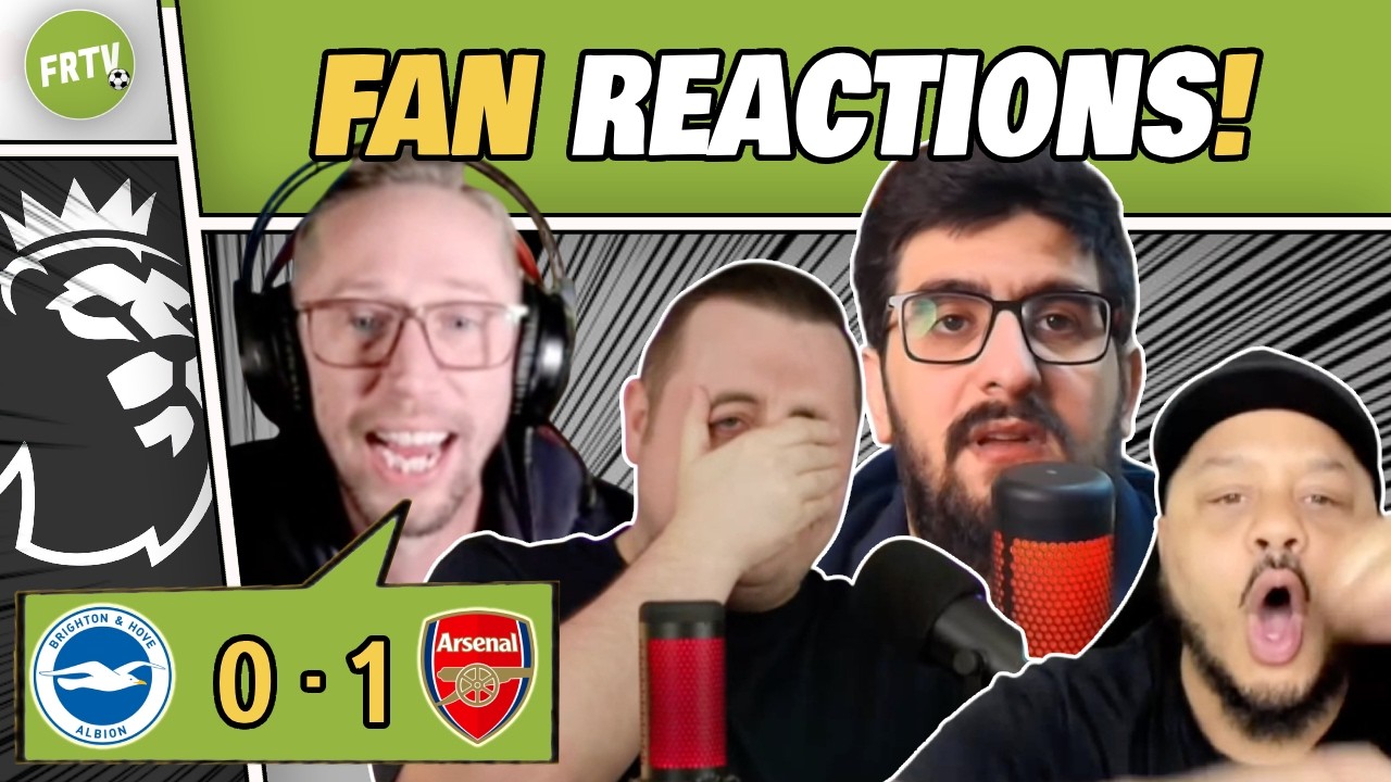 Arsenal Haters STUNNED & Fans GO CRAZY Reactions to Brighton 0-1 ...