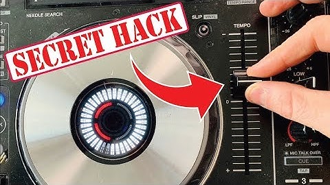 SECRET TEMPO HACK ON DJ DECKS!!!