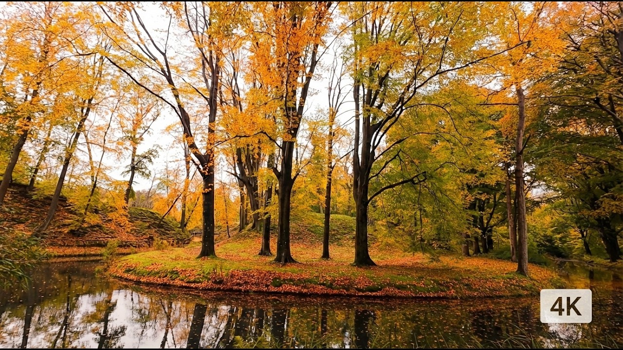 Relaxing 5 Min Forest Walk | Netherlands Autumn Ambience