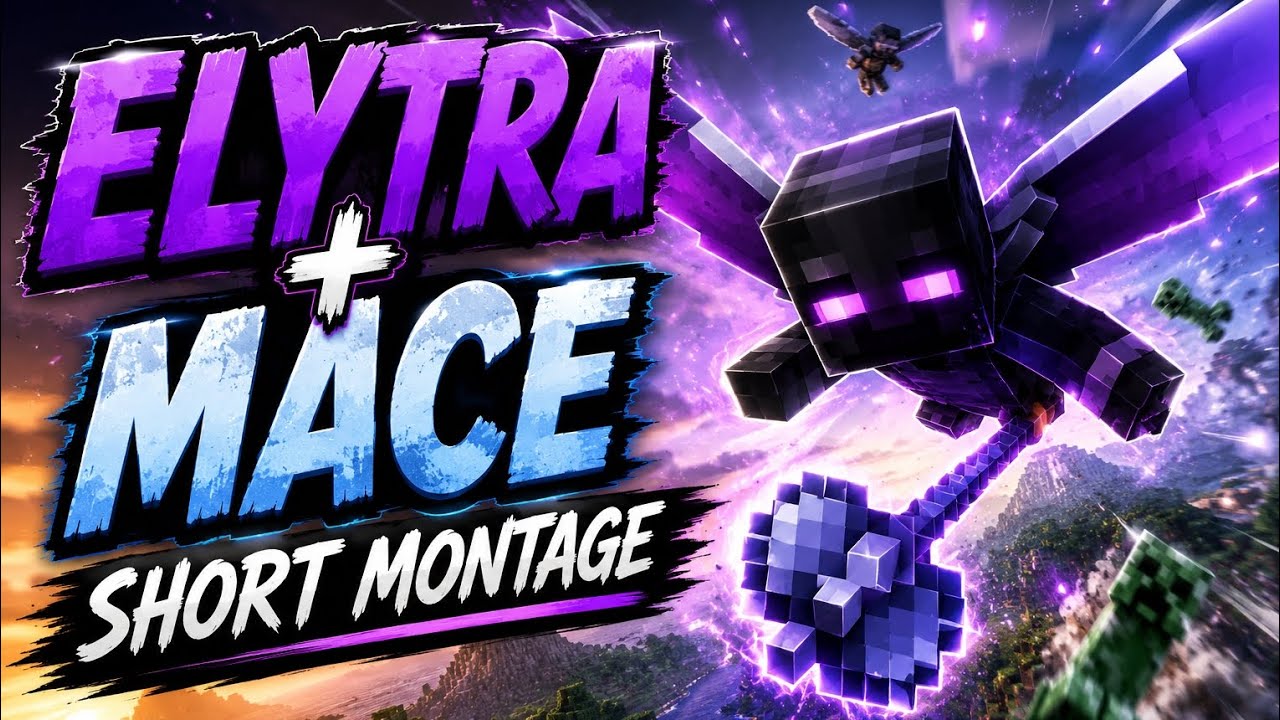 HOW I MASTER ELYTRA+MACE IN MINECRAFT ☠️ - YouTube