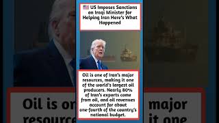 US Sanctions Iraqi Minister for Helping Iran | Big Update ⚡🇺🇸