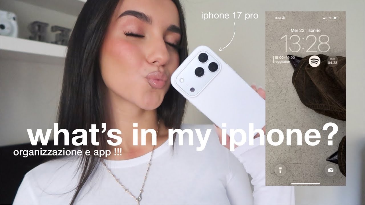 what's in my iphone? | come l'ho organizzato il mio iphone 17 pro