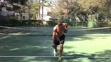 Seesaw Row with dumbbells