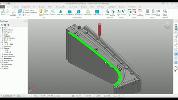 Autodesk PowerMill - Flowline Finishing - Tutorial 36 - Tamil