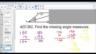 Missing Angles in Trapezoids