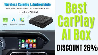 CARABC Wireless Carplay Suitable For Mercedes Benz A B C E CLA GLA GLK ML Sprinter NTG4 5 Becker Mod