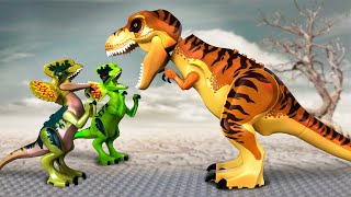 ЛЕГО Динозавры - Новый Юрский Мир в Реальной Жизни 🦖 ЛЕГО Мультики про Динозавров