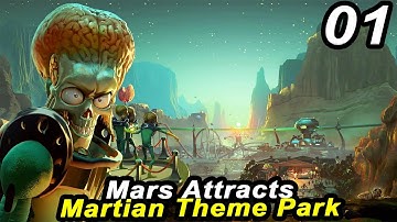 Mars Attracts - New Theme Park Management With A TWIST | Strategy Gameplay Part 01