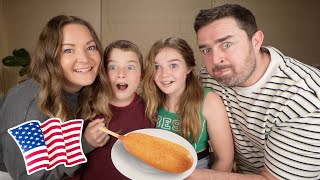 New Zealand Family Try American CORN DOGS For The First Time! (WE COULD NOT BELIEVE THIS)