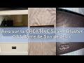 Avis sur la CREATIVE Sound Blaster GS3 Barre de Son de Jeu compacte avec Technologie RVB et SuperWid
