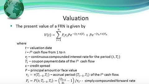 Introduction to Floating Rate Notes (FRNs) Product and Valuation