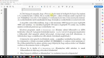 01. Feladatismertetés, Adatbeolvasás - 2019. május (magyar) Tantárgyfelosztás Python