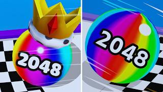 Ball Run 2048 vs Ball Merge 2048 | Walkthrough Max Gameplay | Android & iOS(New Update)