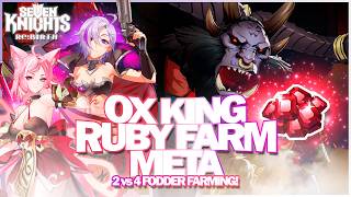 RUBY FARMING In OX KING! ~2 & 4 Fodder Team Setups~ | Seven Knights Re:BIRTH screenshot 3