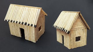 How To Make Matchstick House Diy Matchstick House Matchsticks Craft