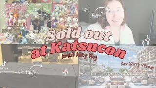 I sold out completely at Katsucon 2024 Artist alley Vlog