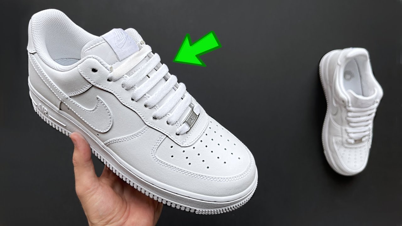 HOW TO BAR LACE SHOES (EASY WAY) - YouTube