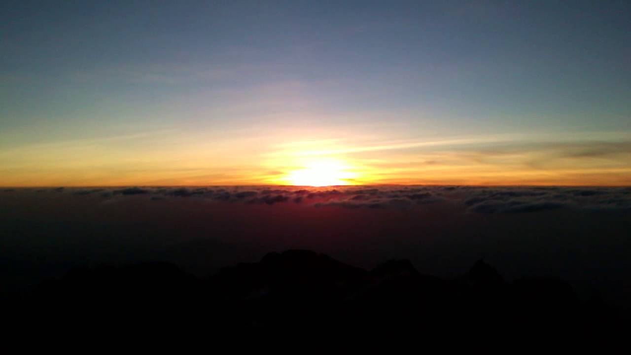 Lever De Soleil Mont Kenya 28012015 6h30