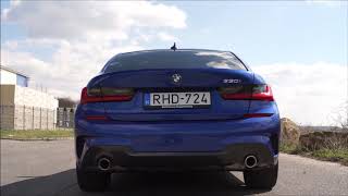 BMW 330i (G20) sound - start and acceleration