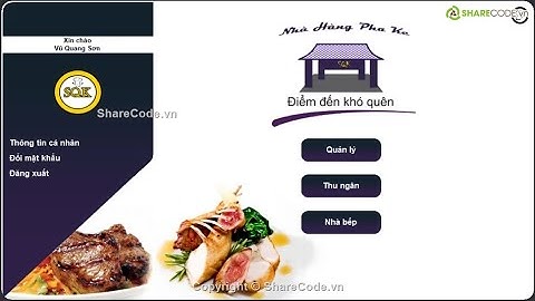 dotNet - Phần Mềm Quản Lý Nhà Hàng Đầy Đủ Tính Năng | Demo Chi Tiết