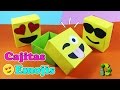 DIY Cajas/Dulceros Emojis con Origami - Ecobrisa DIY