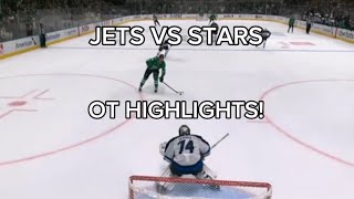 WINNIPEG JETS VS DALLAS STARS FULL OVERTIME HIGHLIGHTS NHL OCT 22, 2026