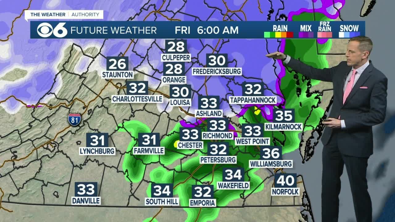 System could bring rain, wintry mix and snow - YouTube
