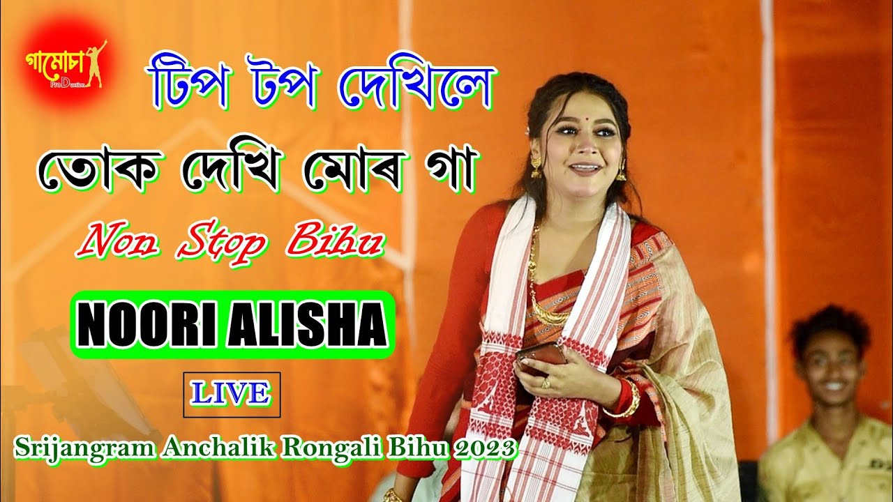 Tip Top Dekhile ll Non Stop Bihu ll Noori Alisha ll Gamusa Production ll Live Performance