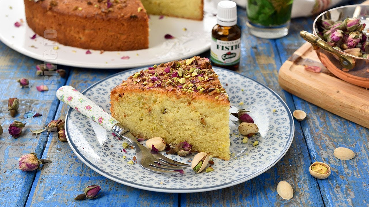 Persian Cake With Pistachios And Roses Jamilacuisine Youtube