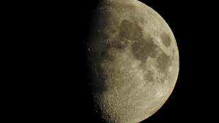 Waxing Gibbous Moon (71,7%) of 17 May 2024 recorded with Nikon P900