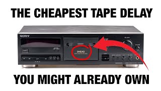 3head cassette deck as a genuine tape echo, no mods needed. The cheapest alternative to Space Echo
