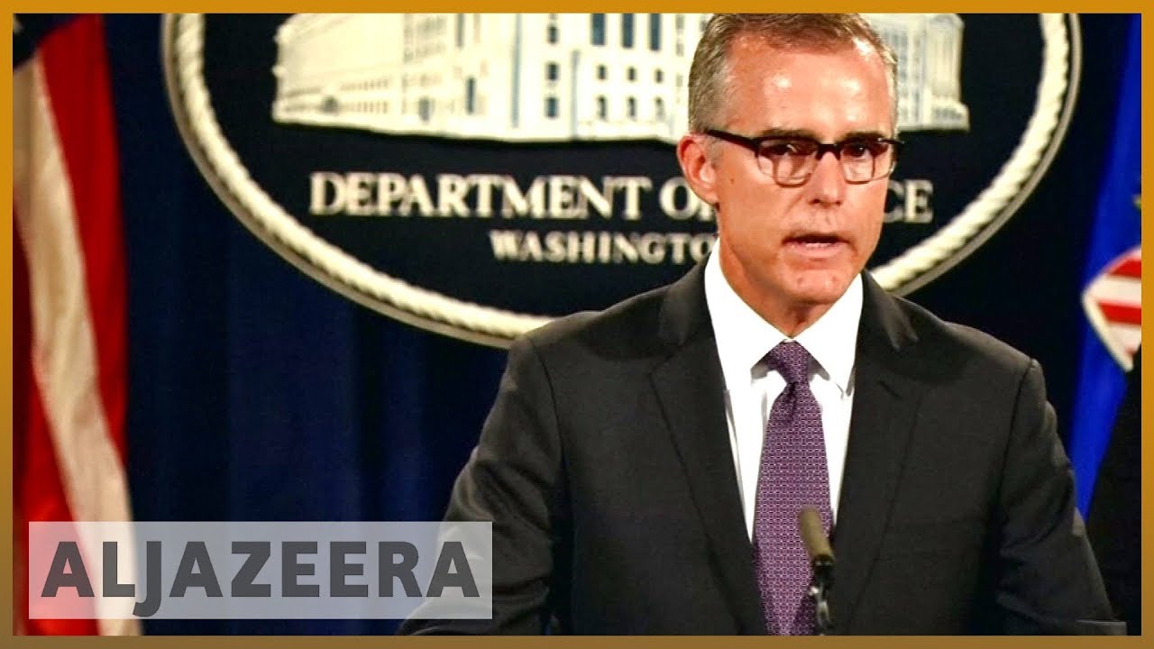 🇺🇸 إقالة نائب رئيس مكتب التحقيقات الفيدرالي الأمريكي أندرو مكابي، وتصريحه بأنه كان مستهدفاً | الجزيرة الإنجليزية