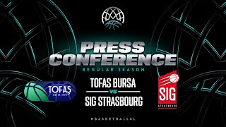 Tofas Bursa v SIG Strasbourg - Press Conference