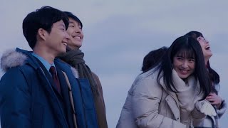 浜辺美波、花火の音にビビる！？星野源にツッコまれ赤面　NTTドコモ・ロング学割新TVCM＆メイキング