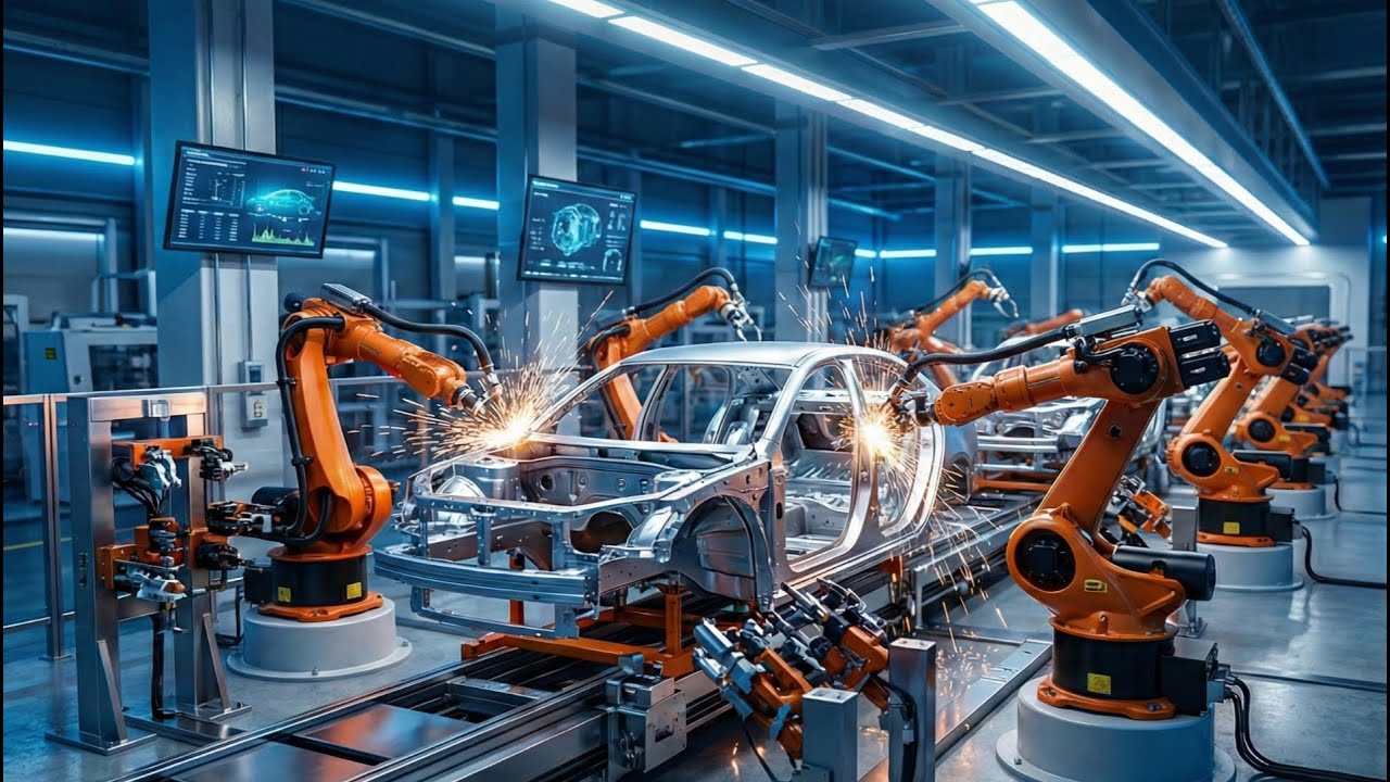 How a Car Is Made in a Factory | Full Automobile Manufacturing Process