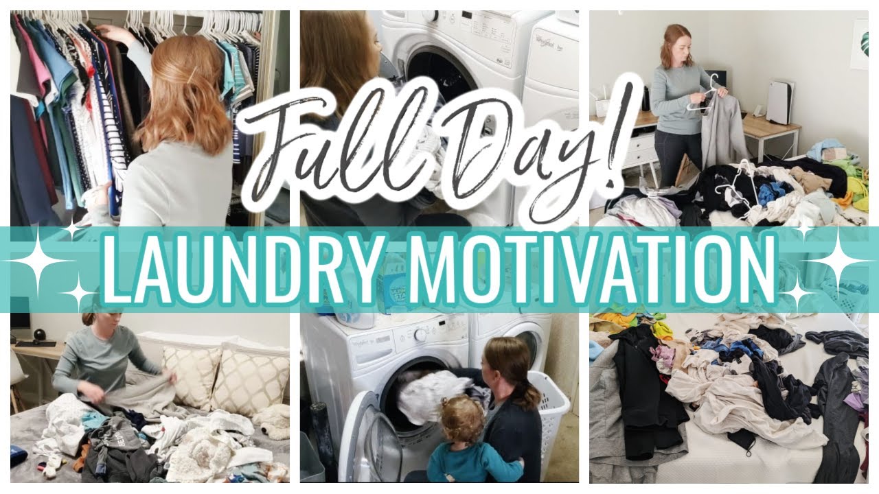 GET LAUNDRY DONE WITH ME! 2021 | Full Day of Laundry Motivation