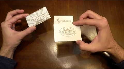 White Metal Steel NFC Business Card Demo - Look/Feel/Function