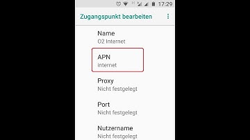 O2 APN-Einstellungen für Android