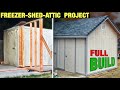 10min Build - START TO FINISH (House-Shed-Freezer-Attic) FULL BUILD Project Mini Home