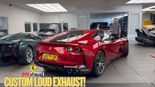 Loud Ferrari 812 Superfast Onboard Drive Insane Revs, Downshifts & Accelerations