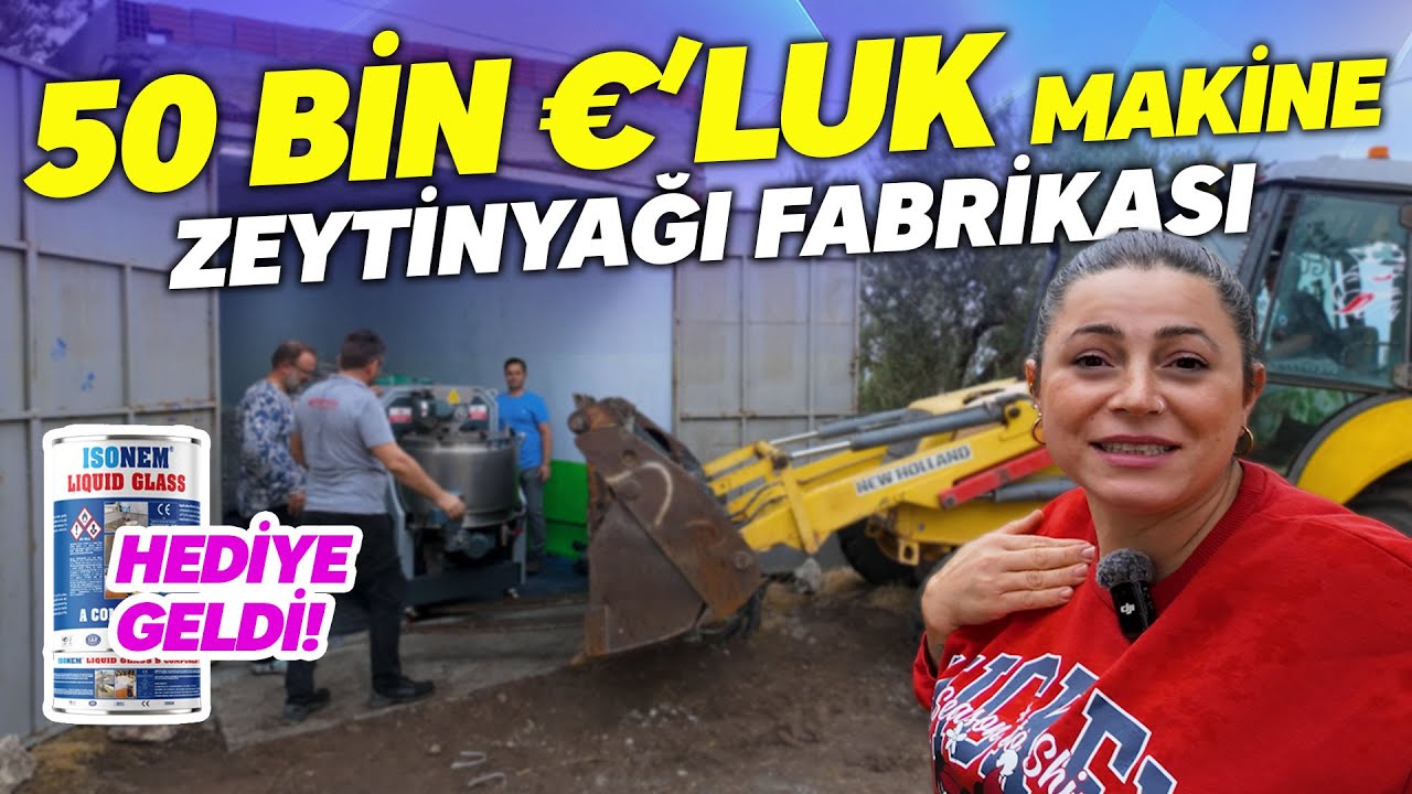 Böyle Olacağını Hiç Beklemiyorduk: 50 Bin €’luk Zeytinyağı Fabrikası