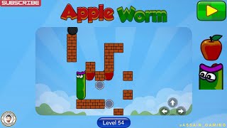 Apple Worm Level 54