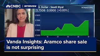 Vanda Insights: Aramco share sale is not surprising