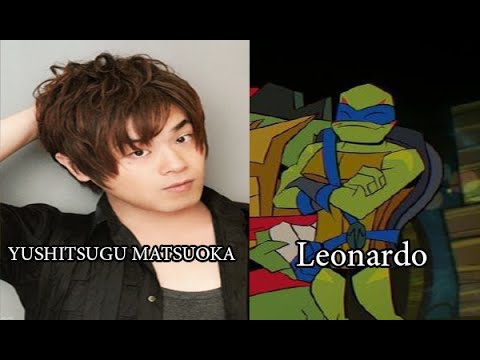 Characters And Voice Actors - Rise Of The TMNT (Japanese)