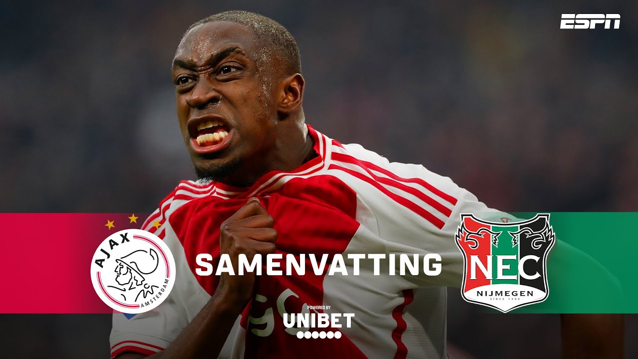 🔴⚪️ Forbs TREFZEKER, EIGEN GOAL HATO & beslissing in EXTRA TIJD! 😨 | Samenvatting Ajax - N.E.C.