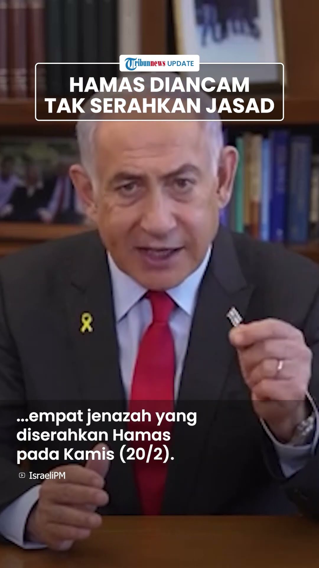 Lagi! PM Israel Netanyahu Ancam Hamas Gegara Salah Kembalikan Jenazah Sandera Shiri Bibas