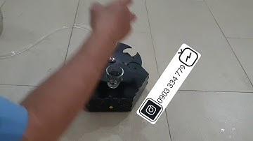 máy rót rượu tự động 6 ly màu đen